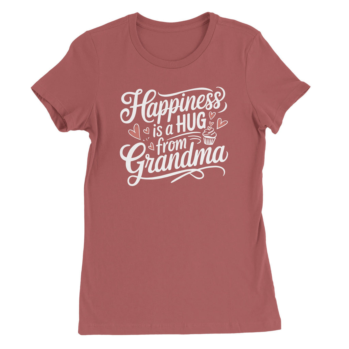 Gift for Grandma – Hug-Inspired Bella + Canvas T-Shirt - Mauve - T-Shirt