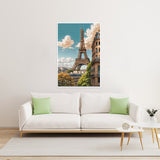 Eiffel Tower - AI-Crafted Masterpiece - - Framed Posters