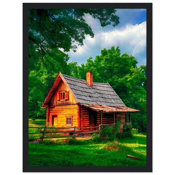 Peaceful Getaway - Framed Poster for Your Home - 30x40 cm 12x16″ Black frame - Framed Posters