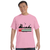 Celebrate Abu Dhabi - Iconic Skyline Design - blossom - T-shirts