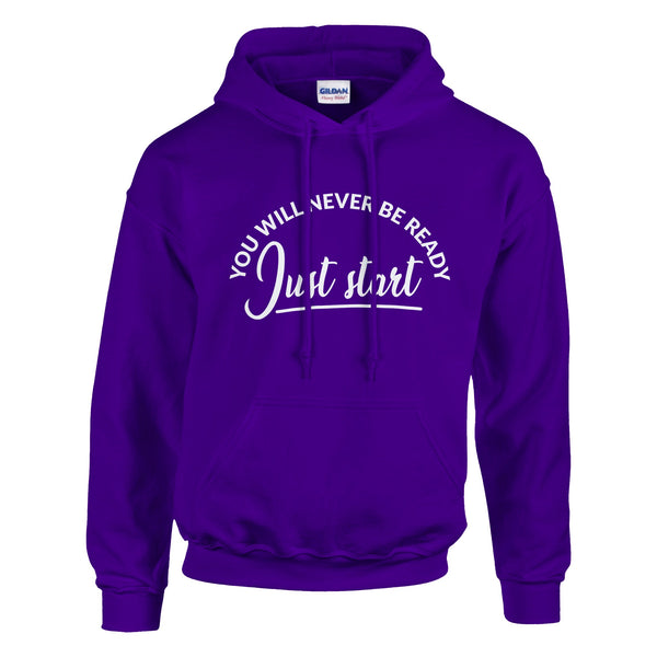 Courageous Commencement - Inspirational Fashion - Purple - Hoodies