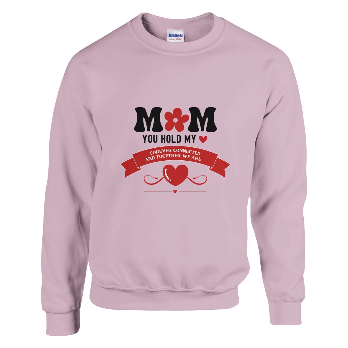 Together Always - Heart & Health Connection Crewneck - Light Pink - Sweatshirts