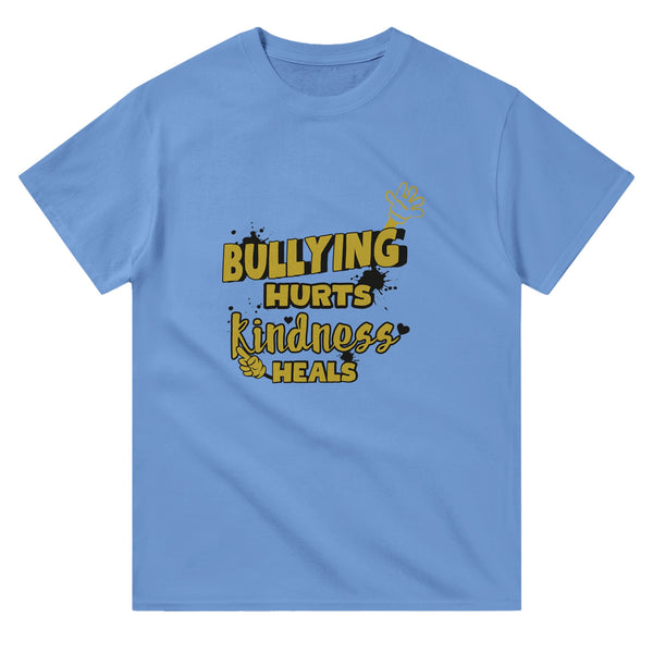 Stand Strong - Bullying Hurts, Kindness Heals Tee - Carolina Blue - T-shirts