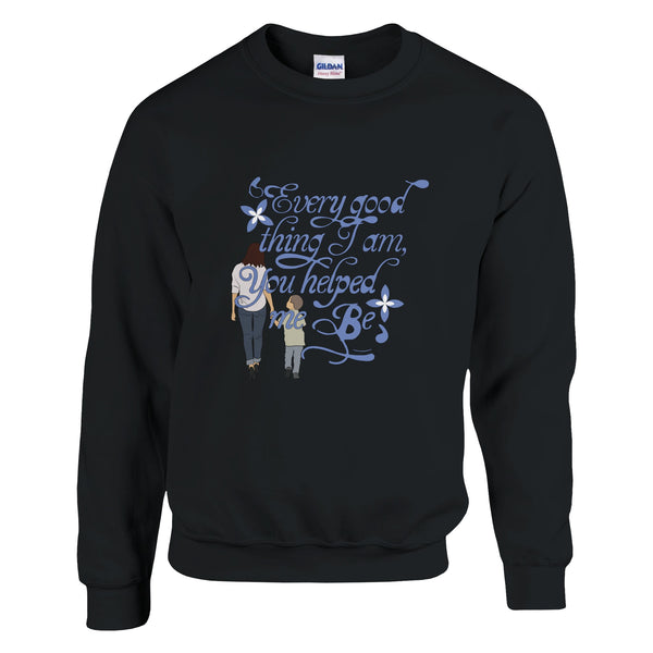 A Thank You in Style – Gift Sweatshirt for Moms - Black - Sweatshirts