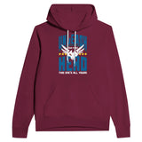 Power Up with Heroic Style – Unisex Game Lover's Hoodie - Maroon - Hoodies