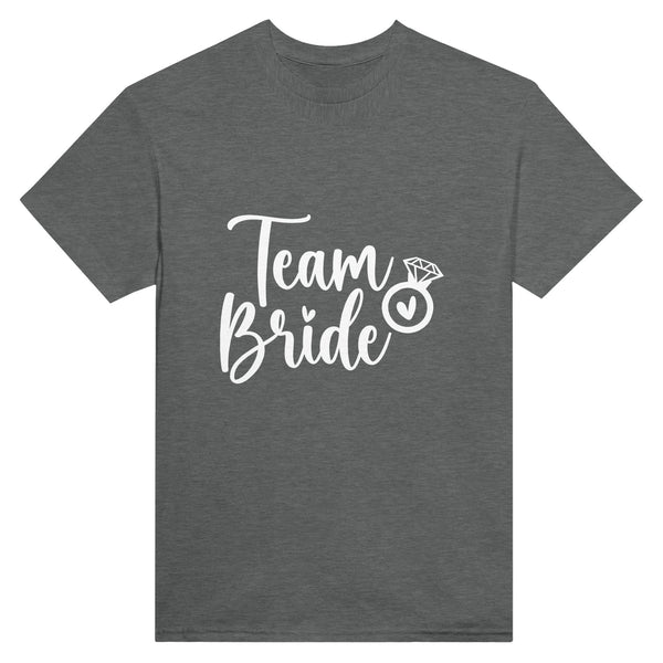 Bride's Crew - Wearing Love and Laughter - Graphite Heather - T-shirts