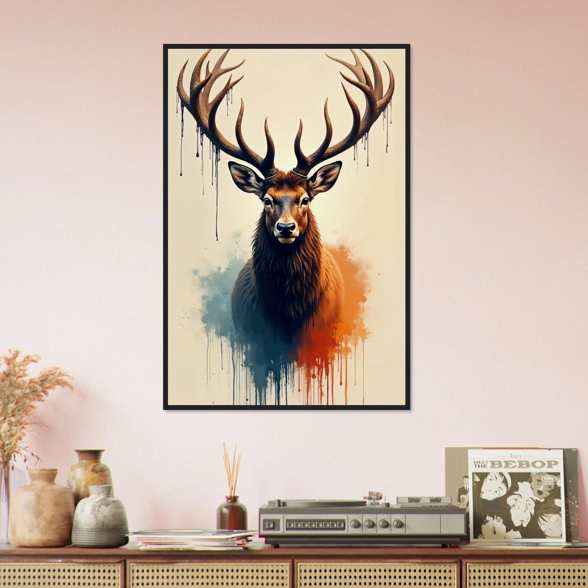 For the Wild at Heart – Framed Poster Gift - Black frame - Wooden Framed Posters