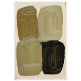 Muted Harmony – Gift Poster for Design Enthusiasts - - Wooden Framed Posters