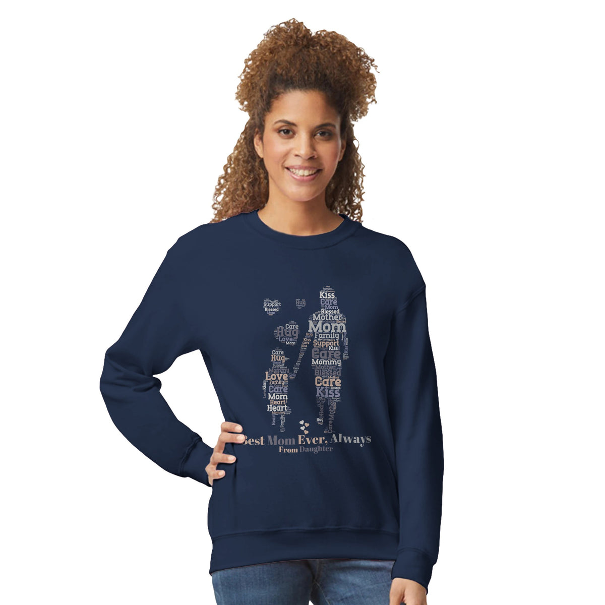 A Love That Lasts - Best Mom Ever Sweatshirt - Navy - Sweatshirts