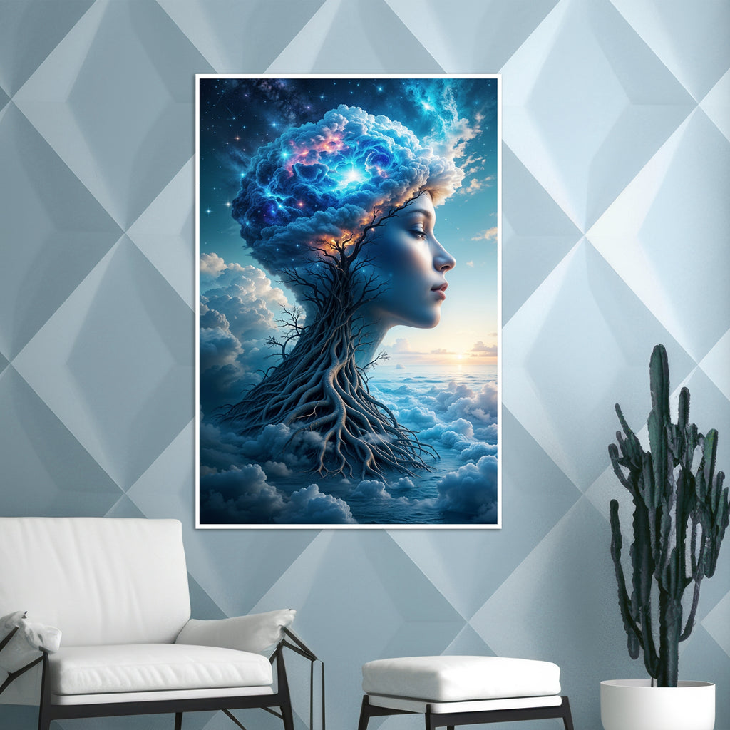 Dreamscape - Tree of the Cosmos - 24x36 - Framed Posters