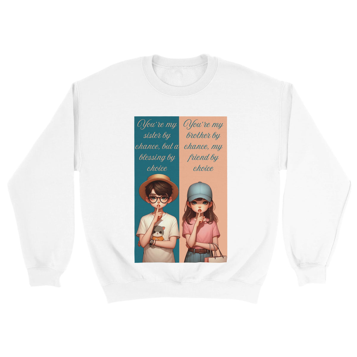 Forever My Bro - Sibling Love in Every Stitch - - Sweatshirts