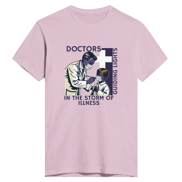 For the Doctors Who Bring Hope in Every Crisis - Light Pink - T-Shirts