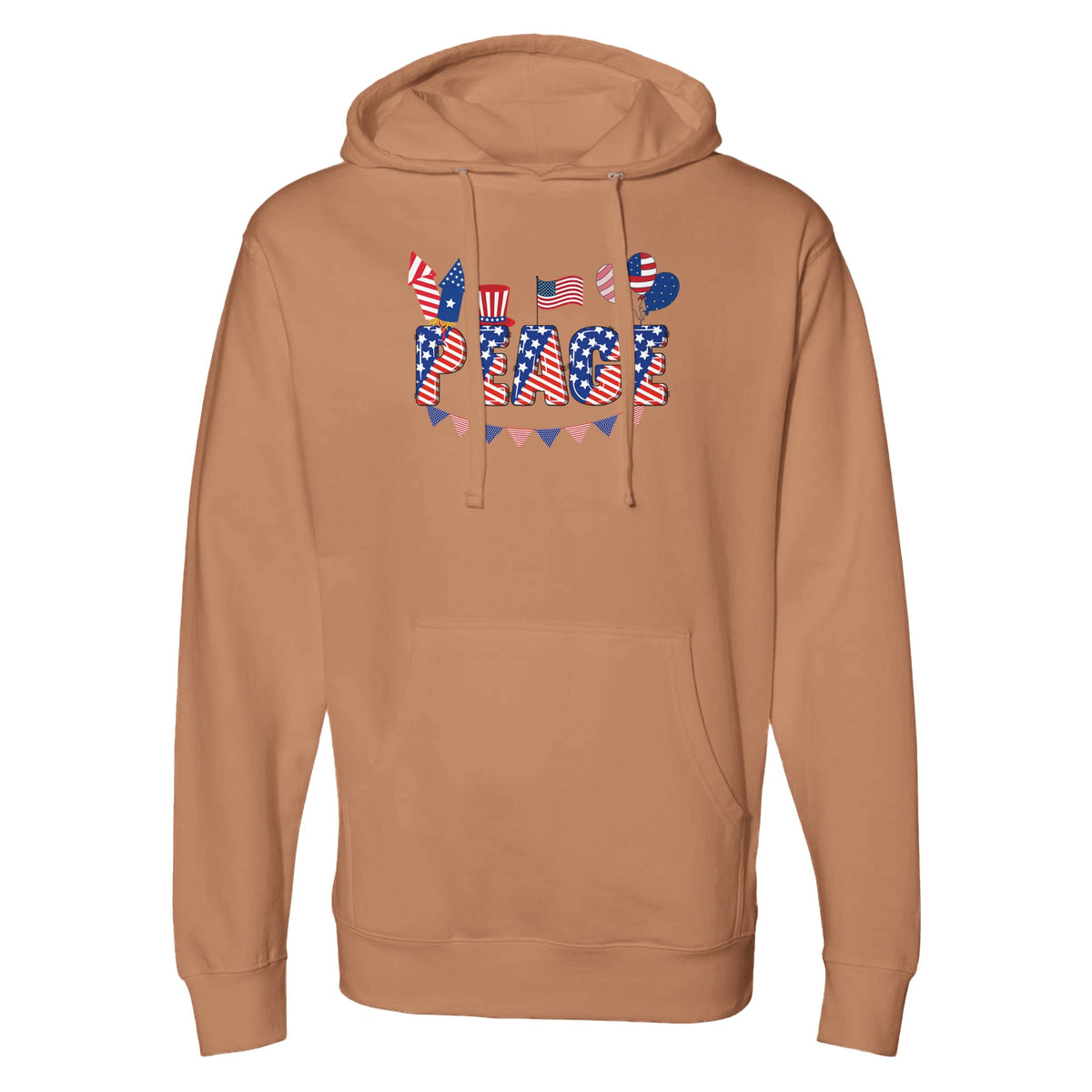 American Dream - Peace Hoodie - sandstone - Hooded Sweatshirt