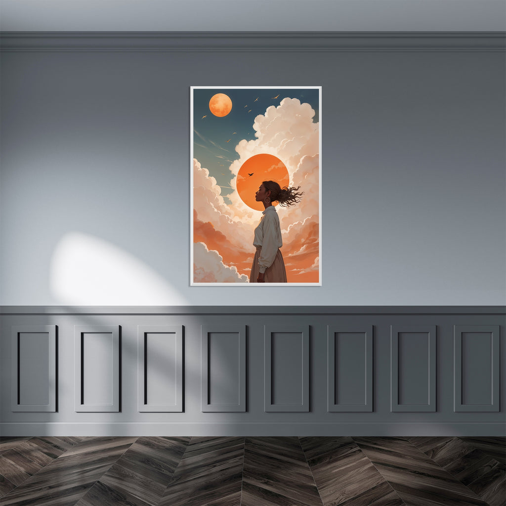 Sunset Dreams - Embracing the Sky - 24x36 - Framed Posters