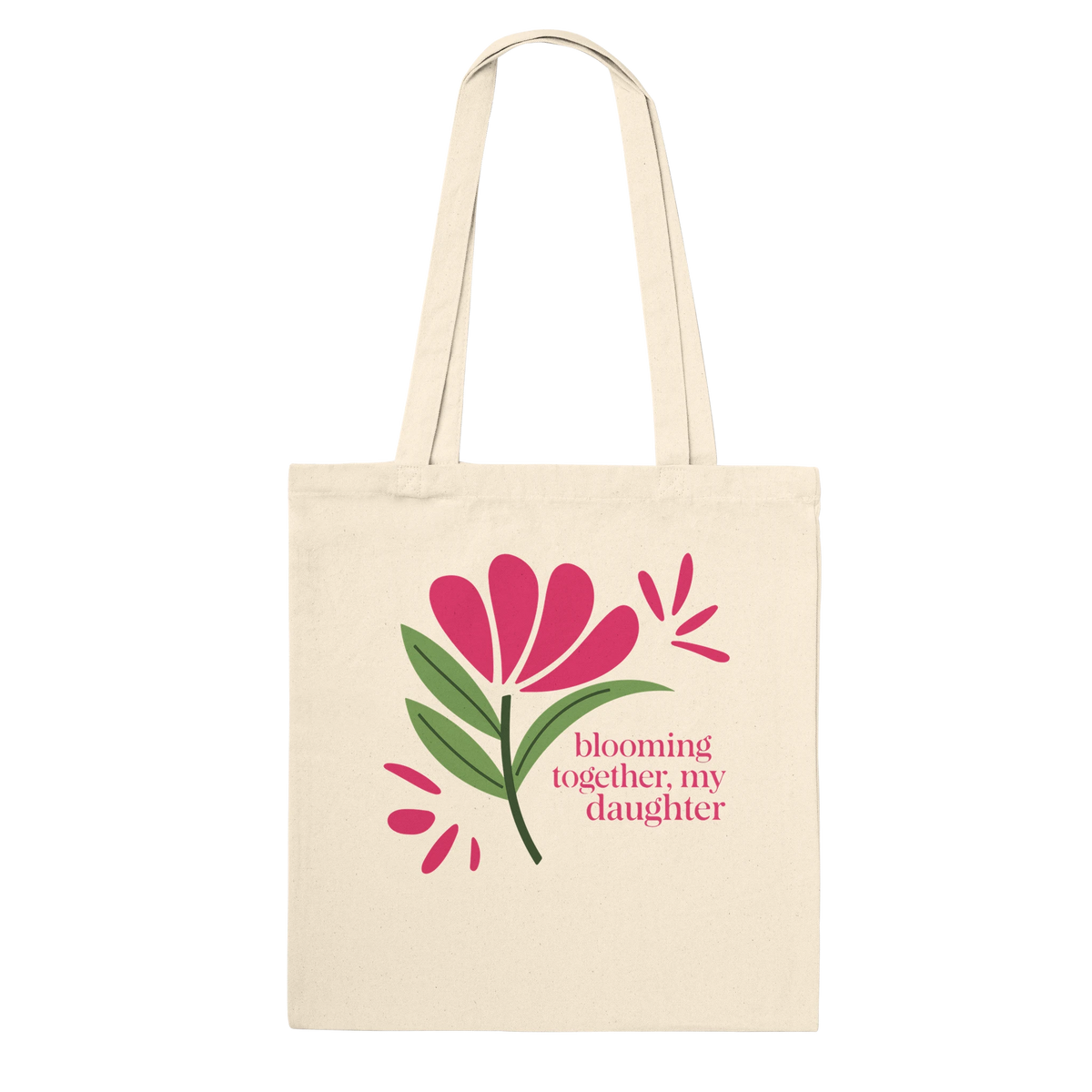 Mother-Daughter Bloom Tote Bag - Default Title - Tote Bags