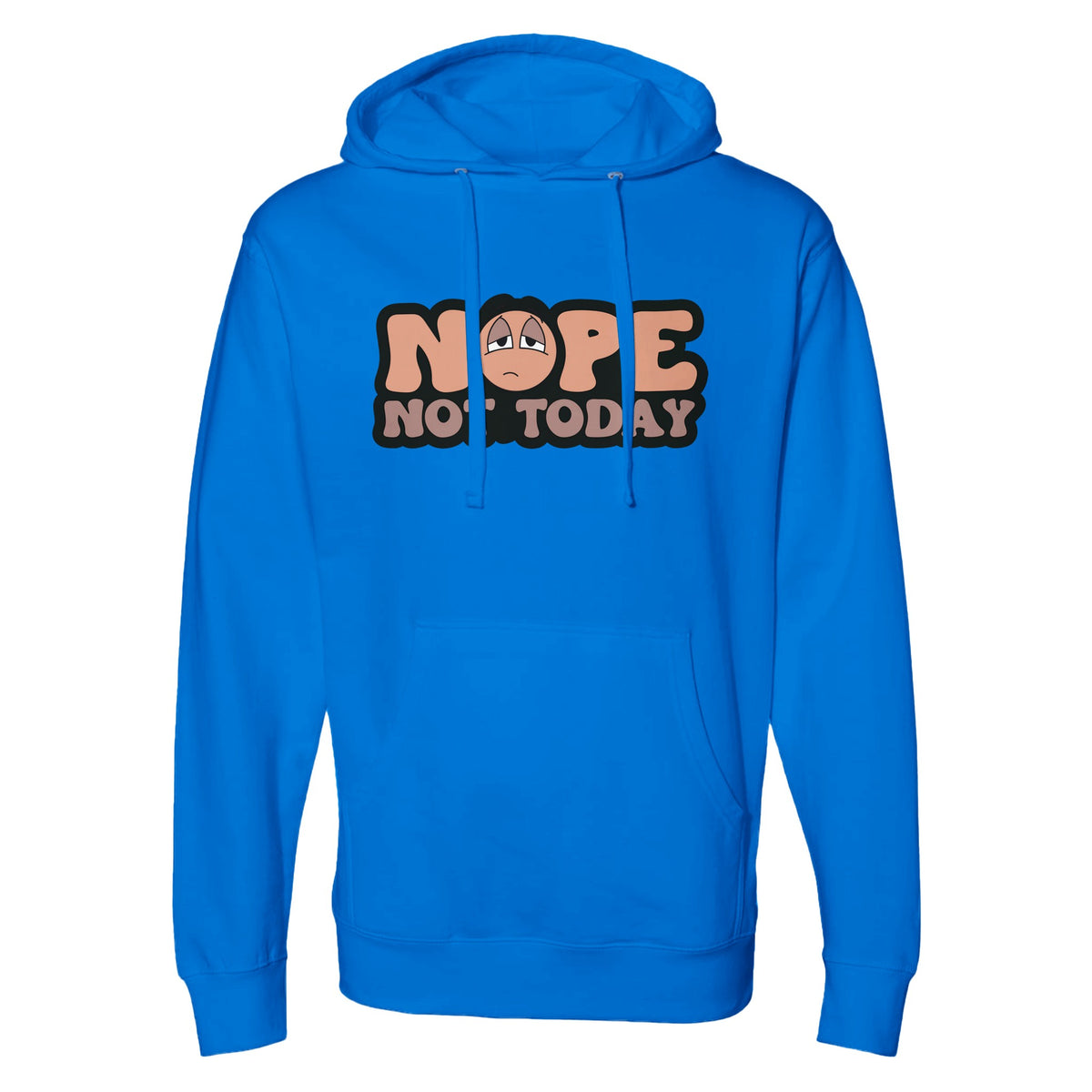 Bold Boundaries - The 'Not Today' Statement Piece - Royal - Hoodies