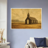 Wooden Framed Poster – Timeless Countryside Gift - White frame - Wooden Framed Posters