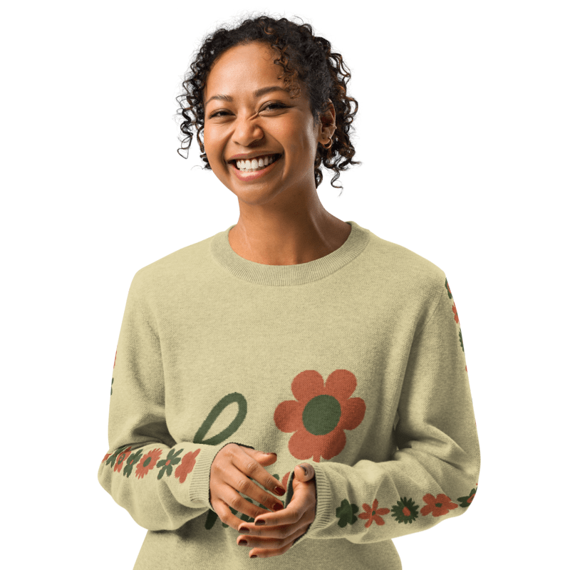 Charming Affection – Be Mine Floral Sweater - - Sweatshirts