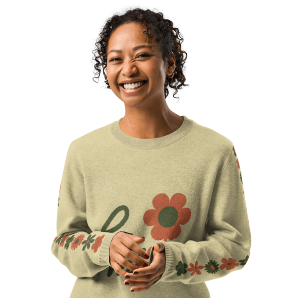 Charming Affection – Be Mine Floral Sweater - - Sweatshirts