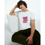 Embrace Positivity - Love More, Judge Less Shirt - White - T-shirts