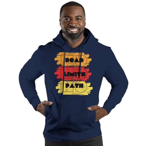 Empower Your Journey - No Limits Hoodie - Navy - Pullover Hoodies