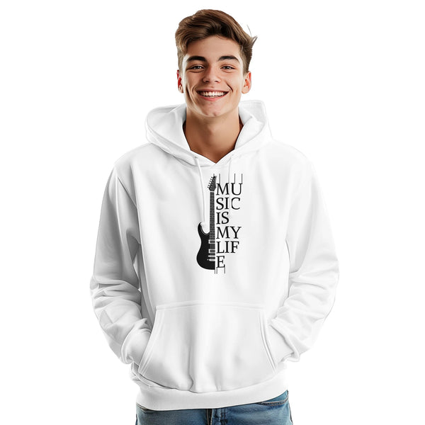 Guitar Grooves - Life in Music Pullover - - Hoodies