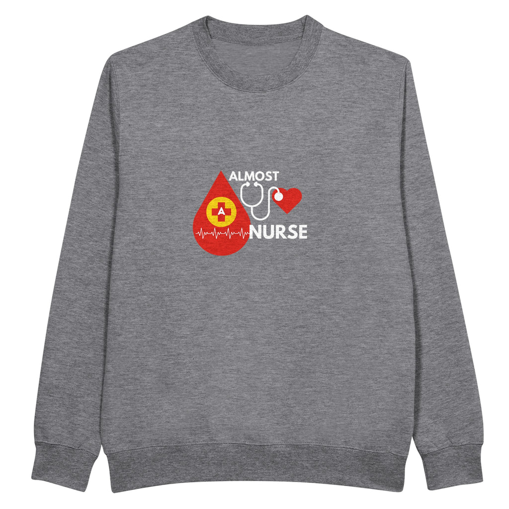 In Every Beat - Honoring the Nurse's Calling Sweatshirt - Heather Gray - Crewneck Sweatshirts