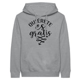 Blooms of Self-Love - Quierete Floral Hoodie - Sports Grey - Hoodies