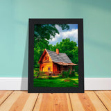 Peaceful Getaway - Framed Poster for Your Home - - Framed Posters