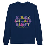 Late Arrival Chic - Wear Your Excuses with Style - Navy - Sweatshirt