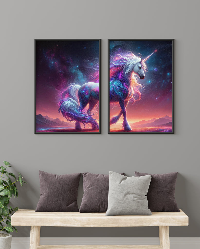 Ethereal Unicorn Twilight - 24x36 - Posters, Prints, & Visual Artwork