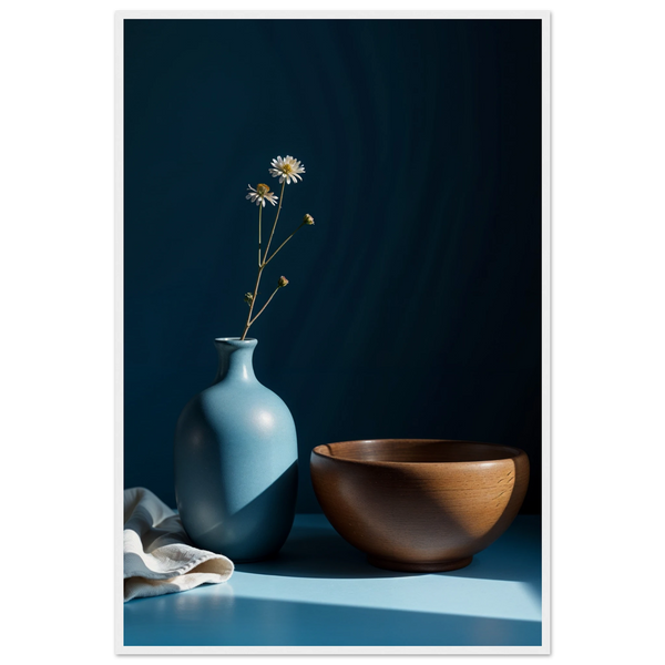 Gift Simplicity – Minimalist Wooden Framed Poster - - Wooden Framed Posters