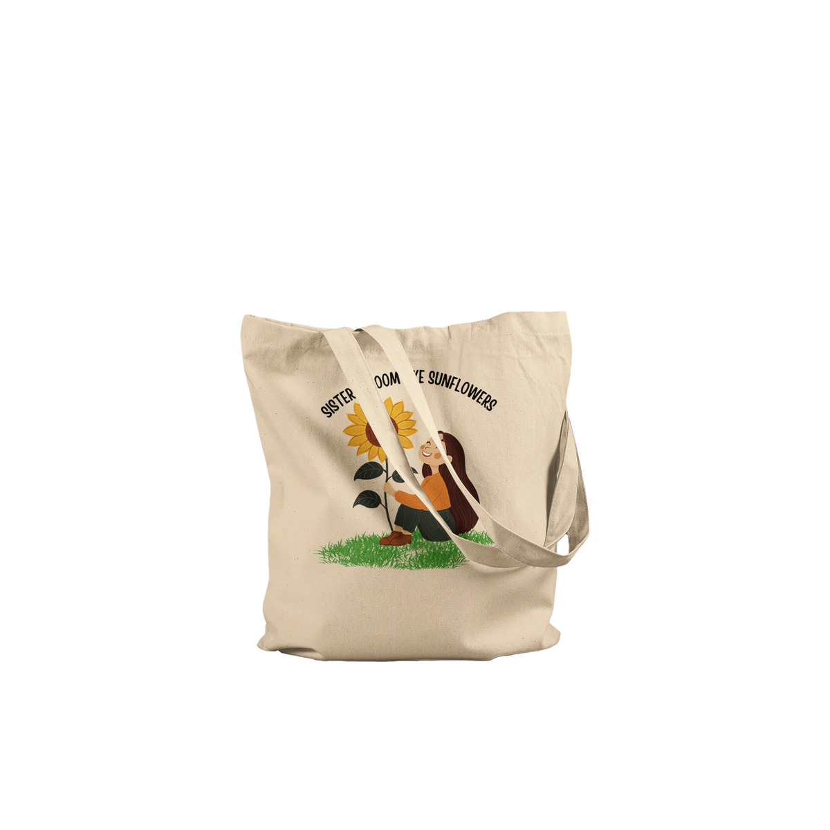 Sunshine and Smiles - Sisterly Love Tote - - Tote Bags