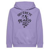 Blooms of Self-Love - Quierete Floral Hoodie - Lavender - Hoodies