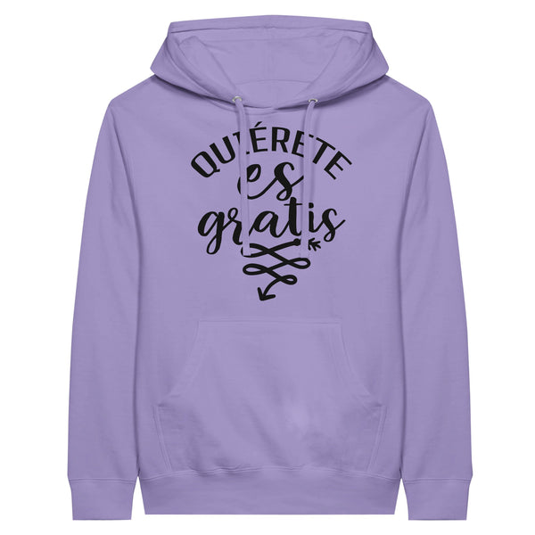 Blooms of Self-Love - Quierete Floral Hoodie - Lavender - Hoodies