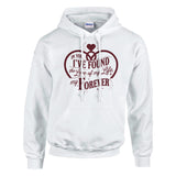 In You, I Found My Forever – Cozy Gildan Hoodie for Husband - White - Hoodies