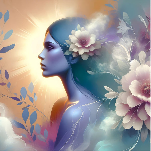 Cosmic Blossoms of Feminine Power - - Framed Posters