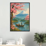 Wooden Framed Poster – Timeless Scenic Art Gift - Black frame - Wooden Framed Posters