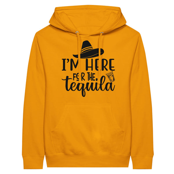 Unisex Pullover Hoodie - Tequila Moments - Gold M - Hoodies