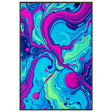 Liquid Rhythm - Capturing Moments of Dynamic Energy - - Metal Framed Posters