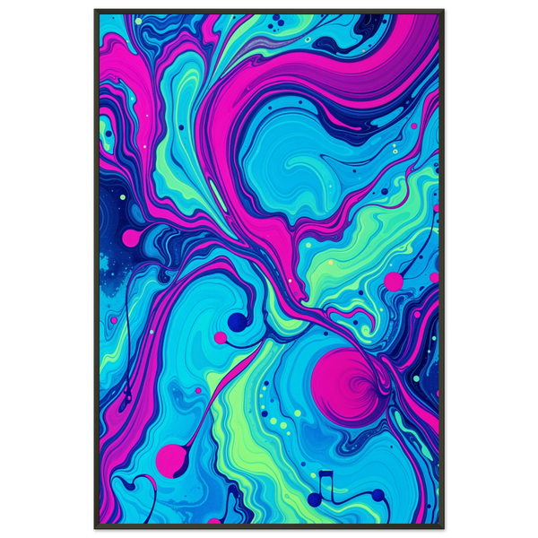 Liquid Rhythm - Capturing Moments of Dynamic Energy - - Metal Framed Posters