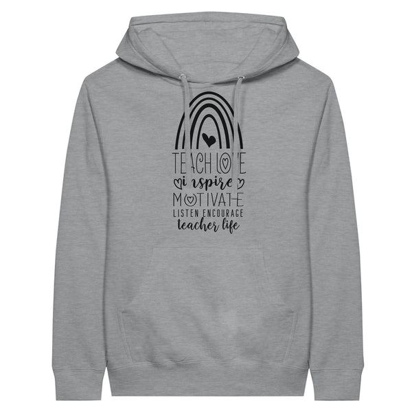 Guiding Light - Wrap Yourself in Teacher Life Wisdom - Sports Grey - Hoodies