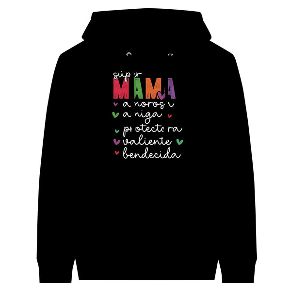 Soulful Sentiments - Embrace Every Emotion Unisex Pullover Hoodie - Black - Print Material