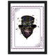 A4 21x29.7 cm / 8x12″ / Black frame / Steampunk Gorilla