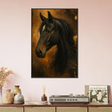 Majestic Horse Portrait – Premium Metal Framed Poster Gift - Default Title - Metal Framed Posters