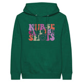 Nurse Calls the Shots Premium Unisex Pullover Hoodie - Heather Kelly - Print Material