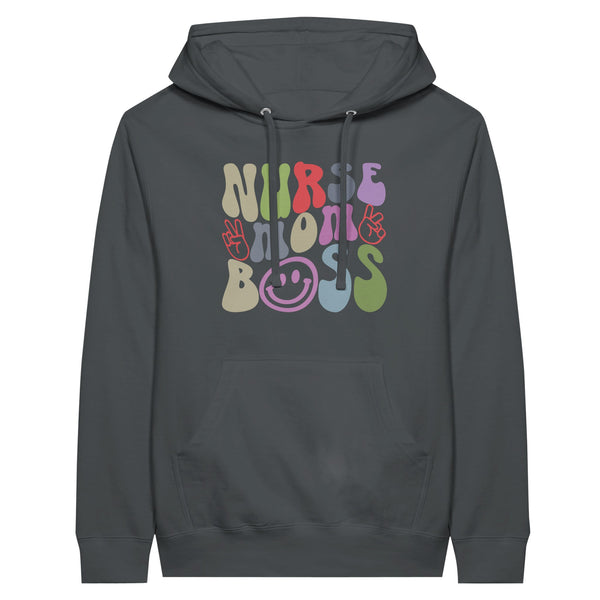 Celebrate the Strength of Nurse, Mom, Boss - Unisex Hoodie - Charcoal - Hoodies