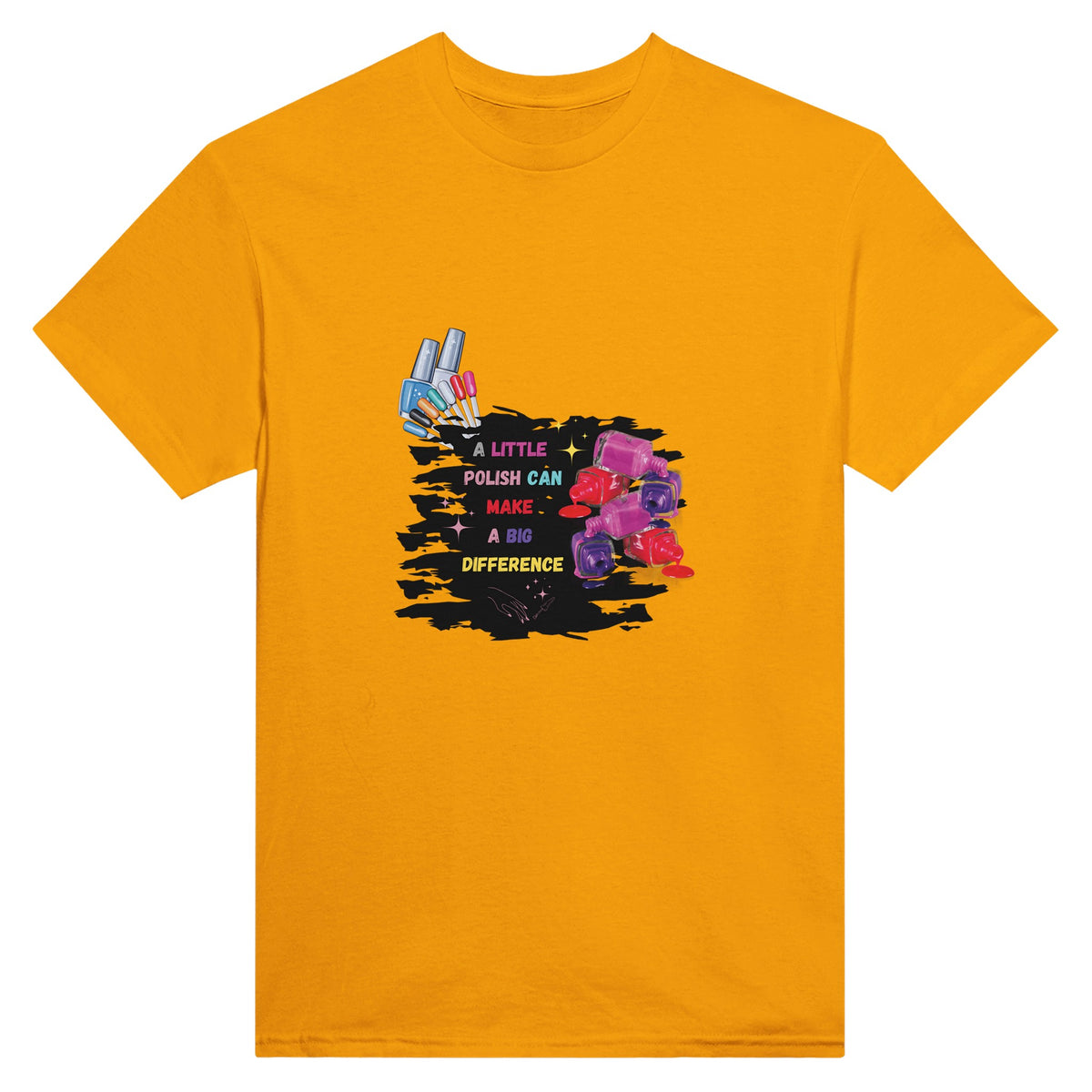 Colouring Memories - One Nail at a Time - Gold - T-shirts