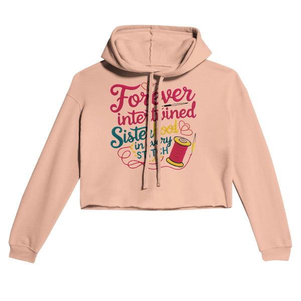 Sisterhood Woven in Love - The Forever Hoodie - Peach - Hoodies