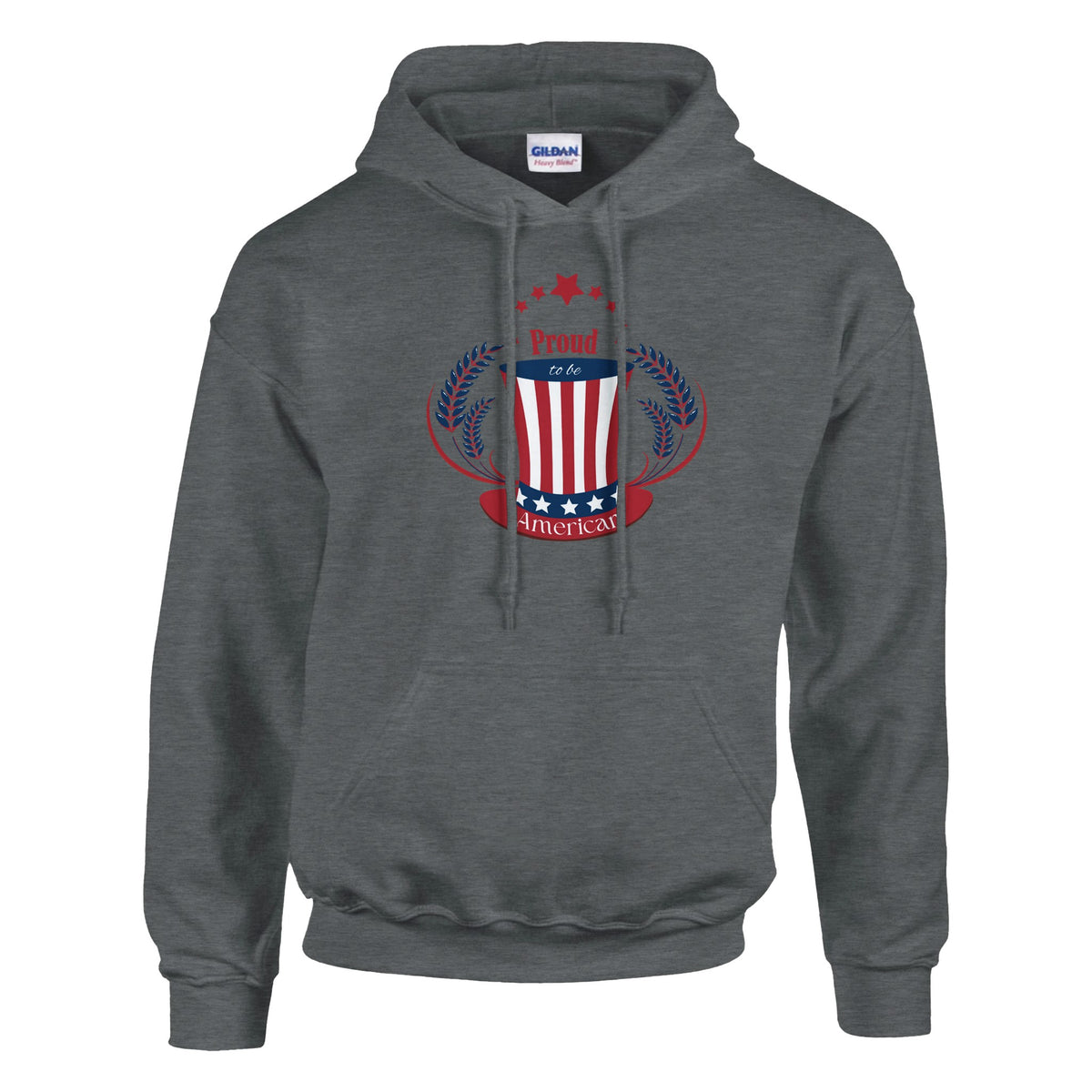 Proud to Be American Glory - Graphite Heather - Pullover Hoodies